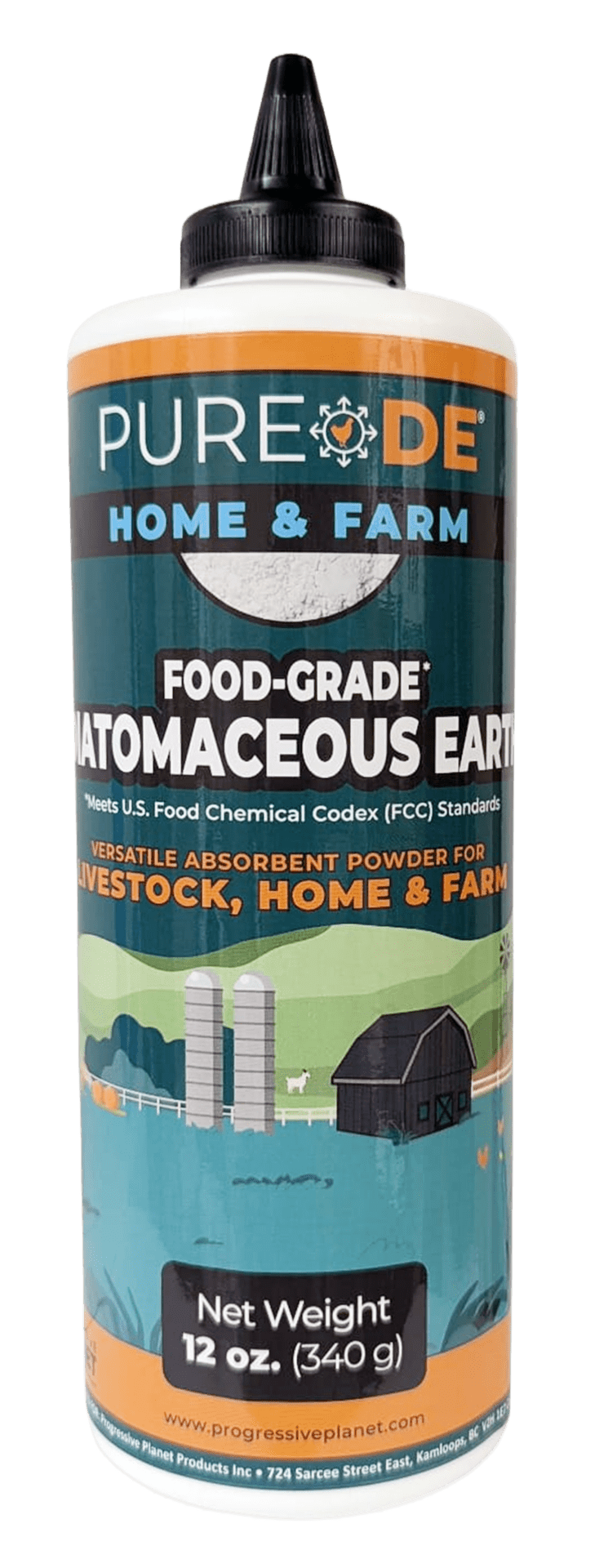 H207 PURE DE 12 oz bottle